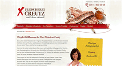 Desktop Screenshot of fleischerei-creutz.de